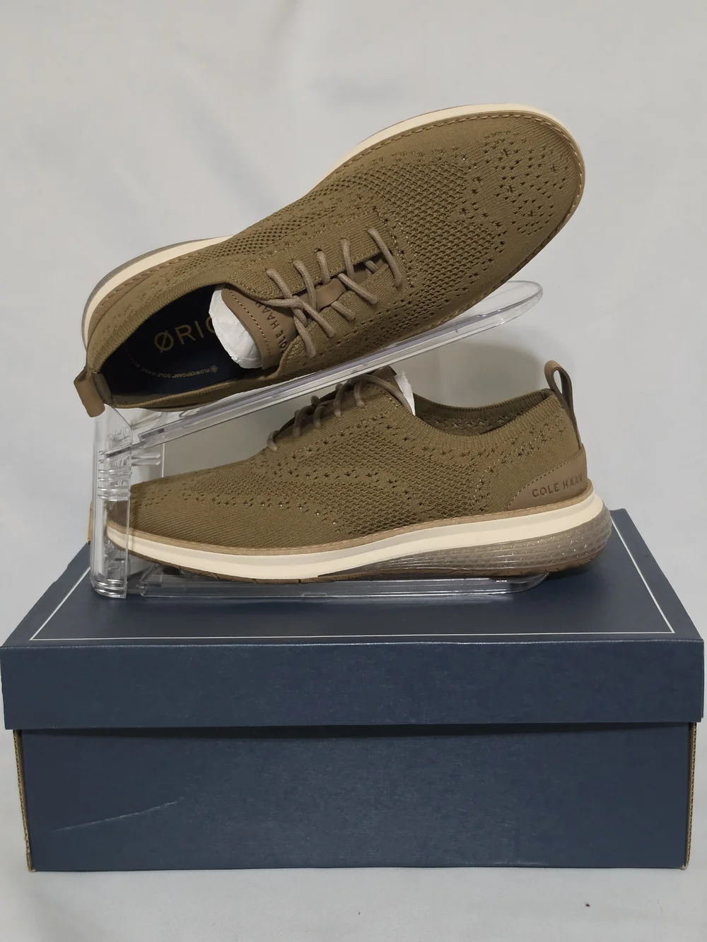 COLE HAAN ØriginalGrand Energyweave Stitchlite Wingtip Oxfords Men Size 9 (NWOT)